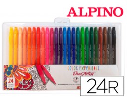 24 rotuladores Alpino Dual Artist Color Experience